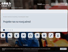Tablet Screenshot of delecto.hr